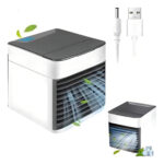 Mini Ar Condicionado Portátil Arctic Air Cooler Umidificador Climatizador Led Cor Branco 30w - Imagem 8